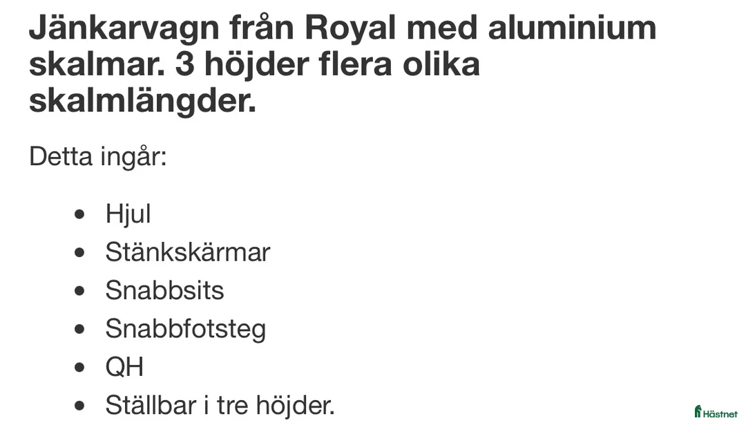 Travsulkys trav till salu: Royal Booster  - Annons 2