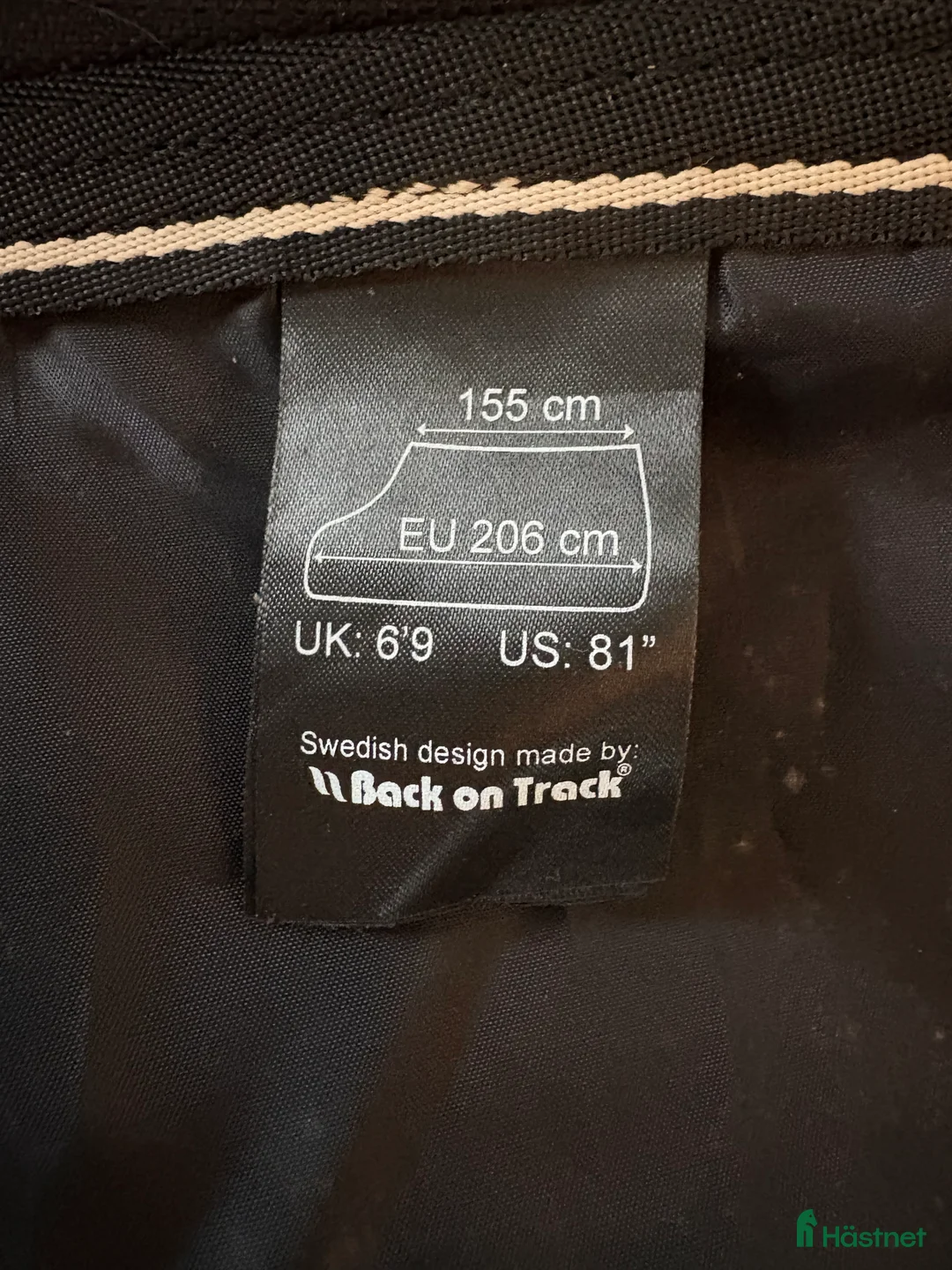 Täcken hästutrustning till salu: Back on Track regntäcke 50g - Annons 2