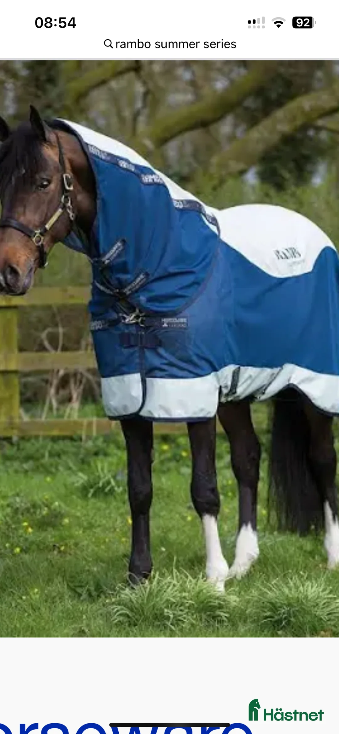 Täcken hästutrustning till salu: Rambo summer serie  i Eskilstuna - Annons 1