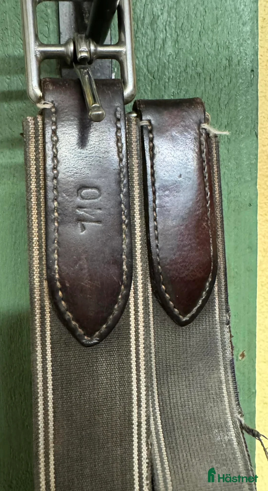 Sadeltillbehör hästutrustning till salu: Lädergjord brun strl 140 - Annons 2