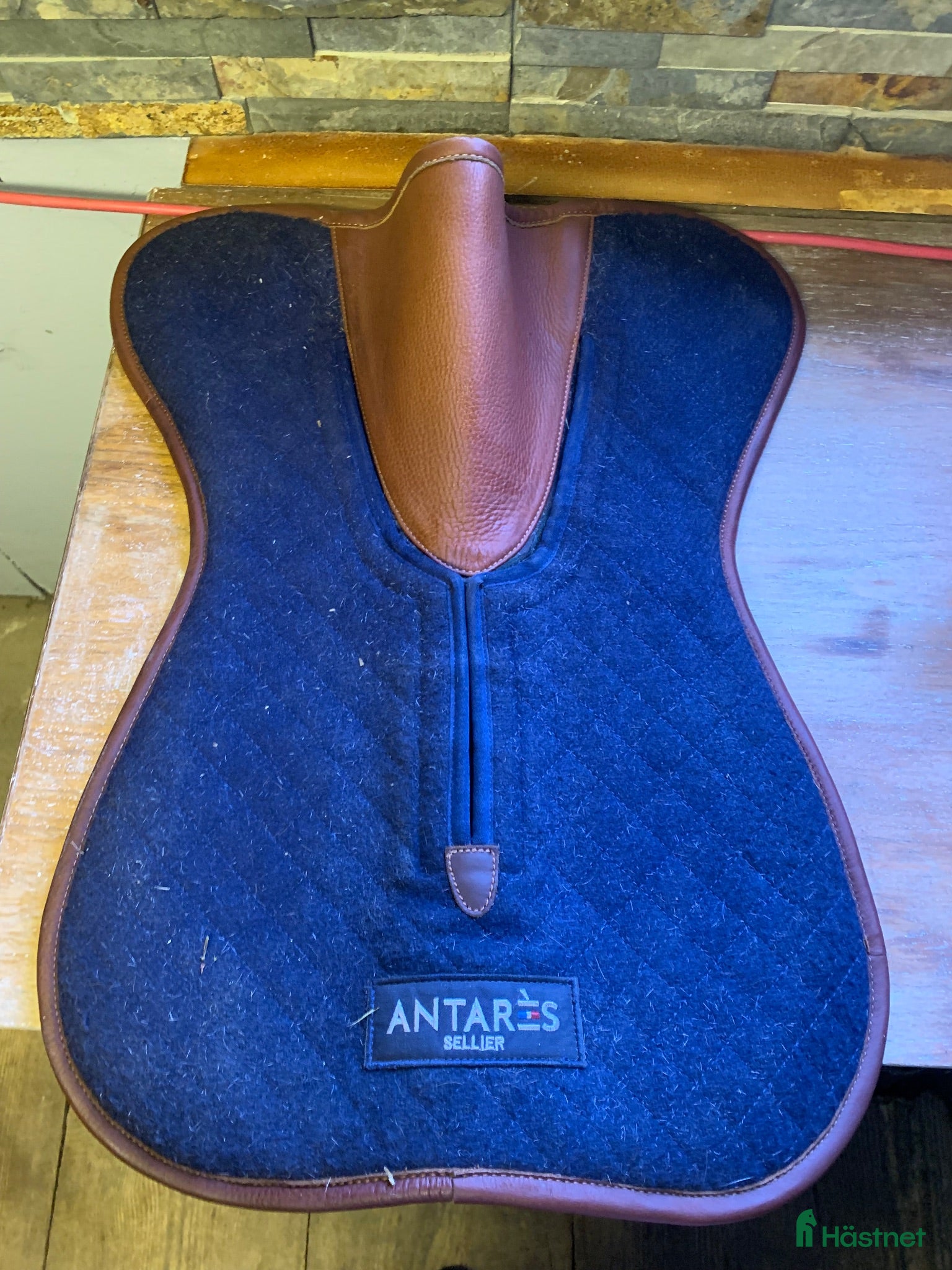 Sadeltillbehör hästutrustning Antarès Sellier Adjust Pad – Full – marinblå/brun - Annons 12