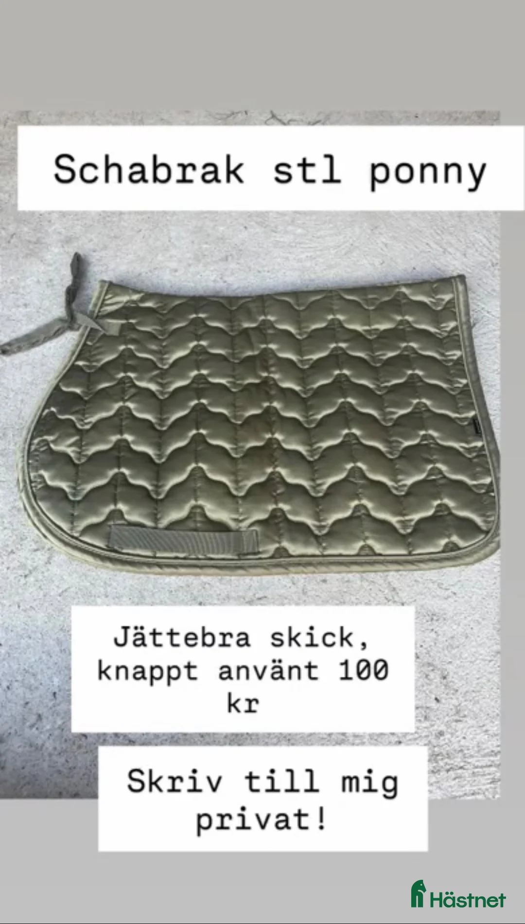 Schabrak & Vojlockar hästutrustning till salu: Schabrak till salu i Rydaholm - Annons 2