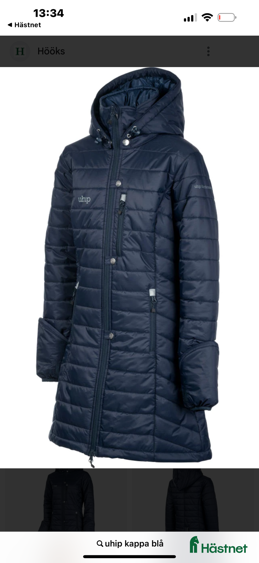 Jackor & Kavajer ryttarutrustning till salu: Uhip vinterjacka i Vendelsö - Annons 1