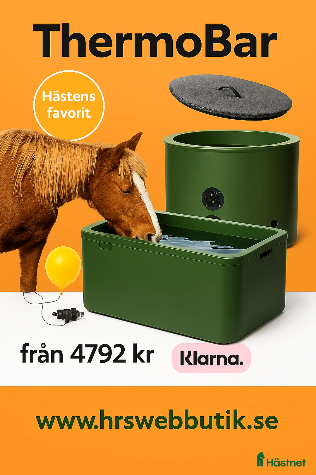 Stallinredning, stängsel & gård övrig utrustning till salu: ThermoBar, Det IsFria Alternativet i Kramfors - Annons 1