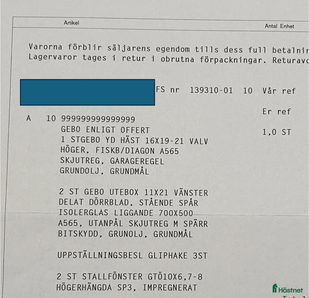 Stallinredning, stängsel & gård övrig utrustning till salu: Stallport, stalldörrar och stallfönster - Annons 7
