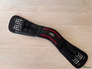 Sadeltillbehör hästutrustning till salu: Karlslund anatomisk lädergjord 55cm i Tjureda - Annons 14