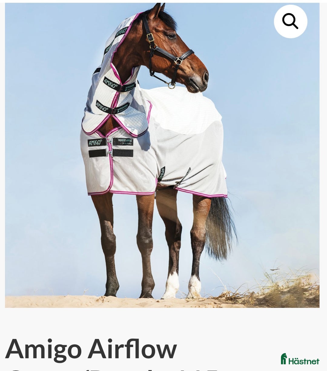 Täcken hästutrustning till salu: Amigo AirFlow 125 Green/Purple i Uppsala - Annons 1