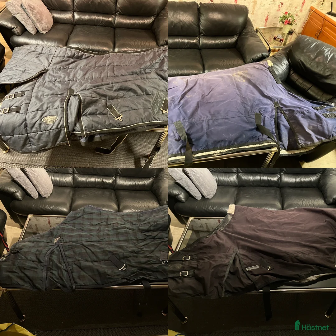 Täcken hästutrustning till salu: Två tjocka vintertäcken - Annons 1