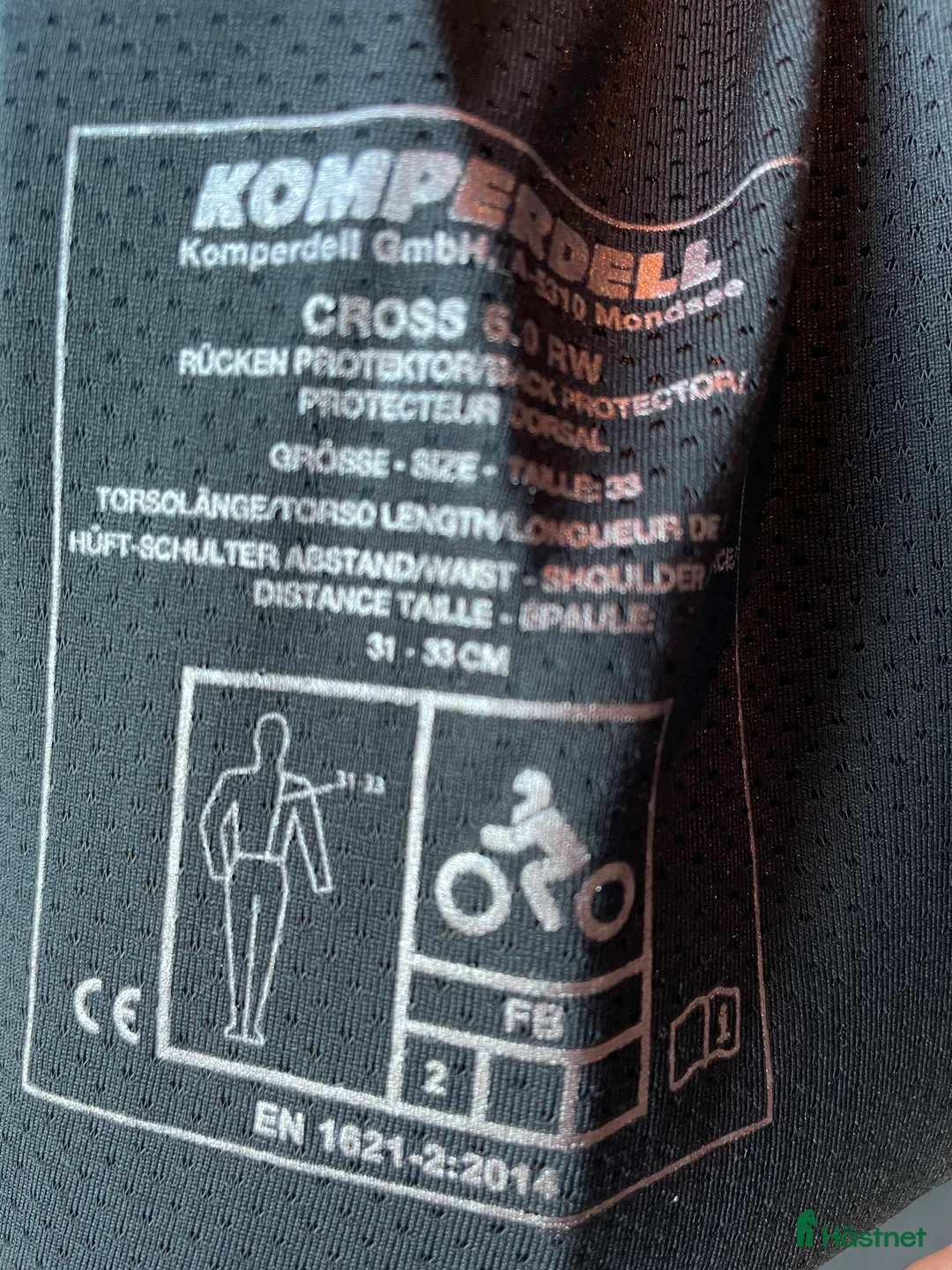 Säkerhetsvästar ryttarutrustning till salu: Säkerhetsväst Komperdell ballistic flex fit slim  i Vaxholm - Annons 3