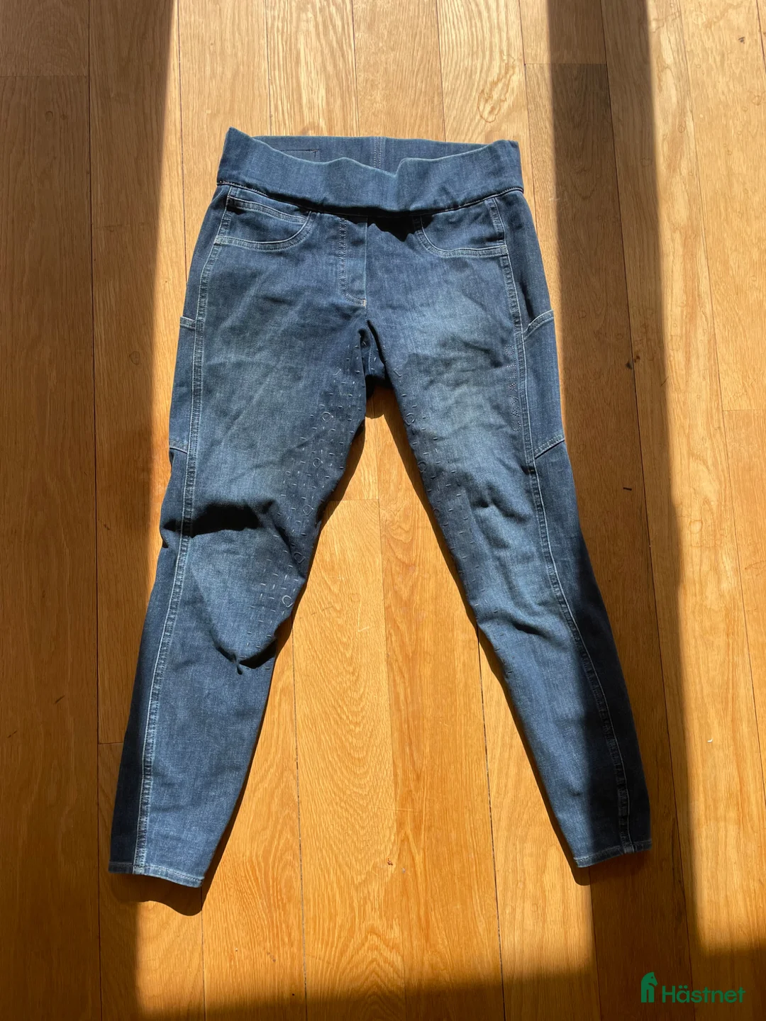 Ridbyxor ryttarutrustning till salu: Cavallo bluewashed ridbyxor - Annons 1