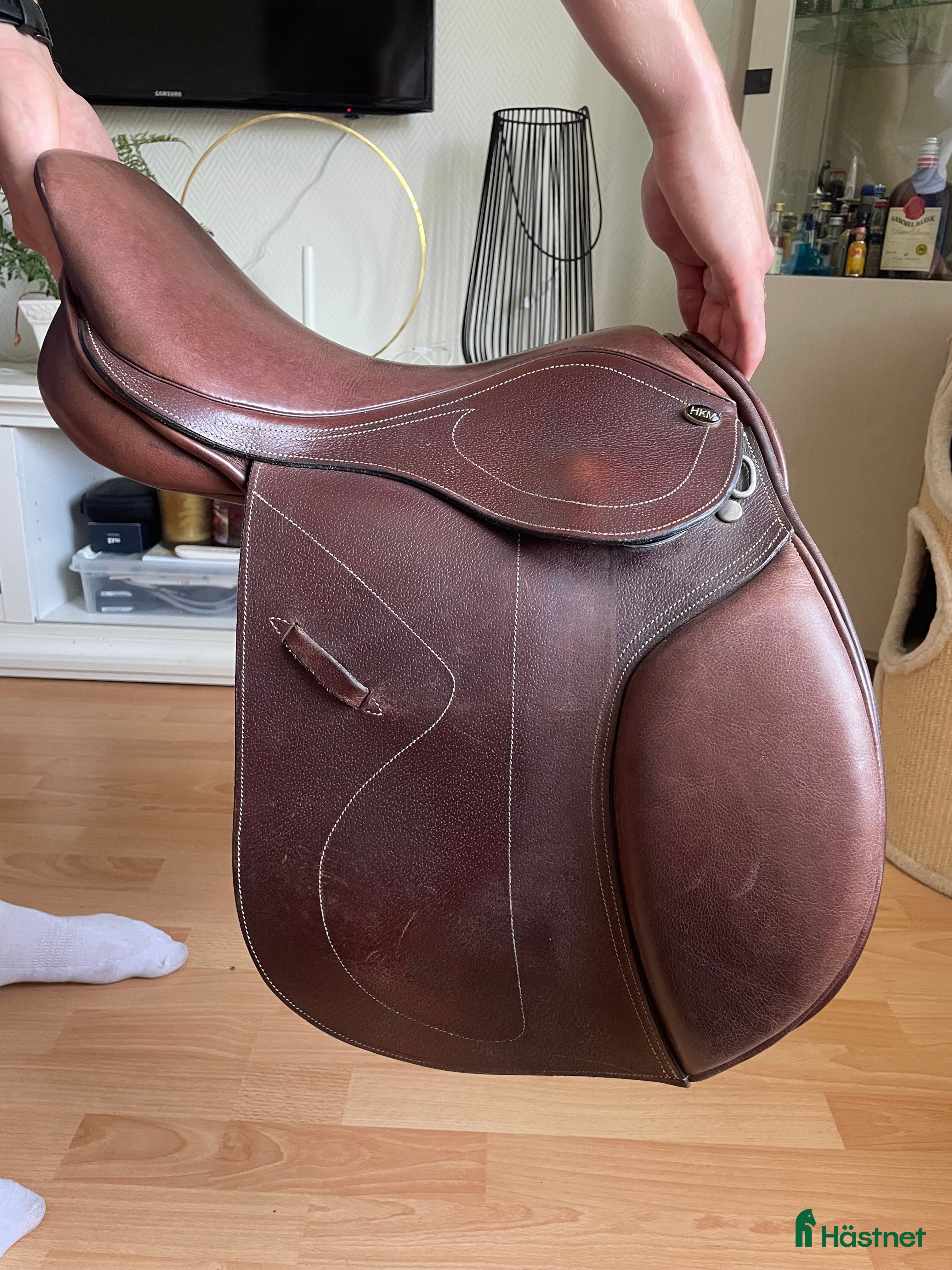 Sadlar hästutrustning 🐎 HKM hoppsadel 15,5” – utbytbart koppjärn - Annons 1