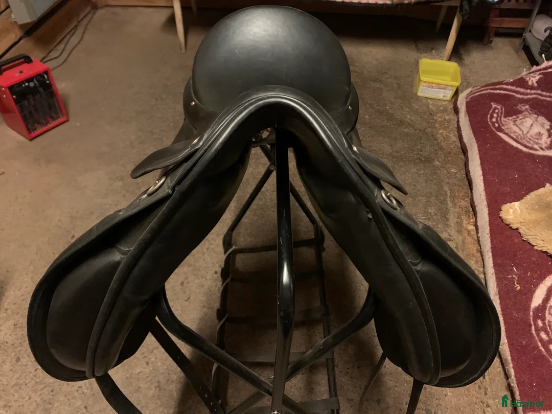 Sadlar hästutrustning till salu: FRANK BAINES Capriole dressyr 17”/MW *FRI FRAKT* - Annons 1