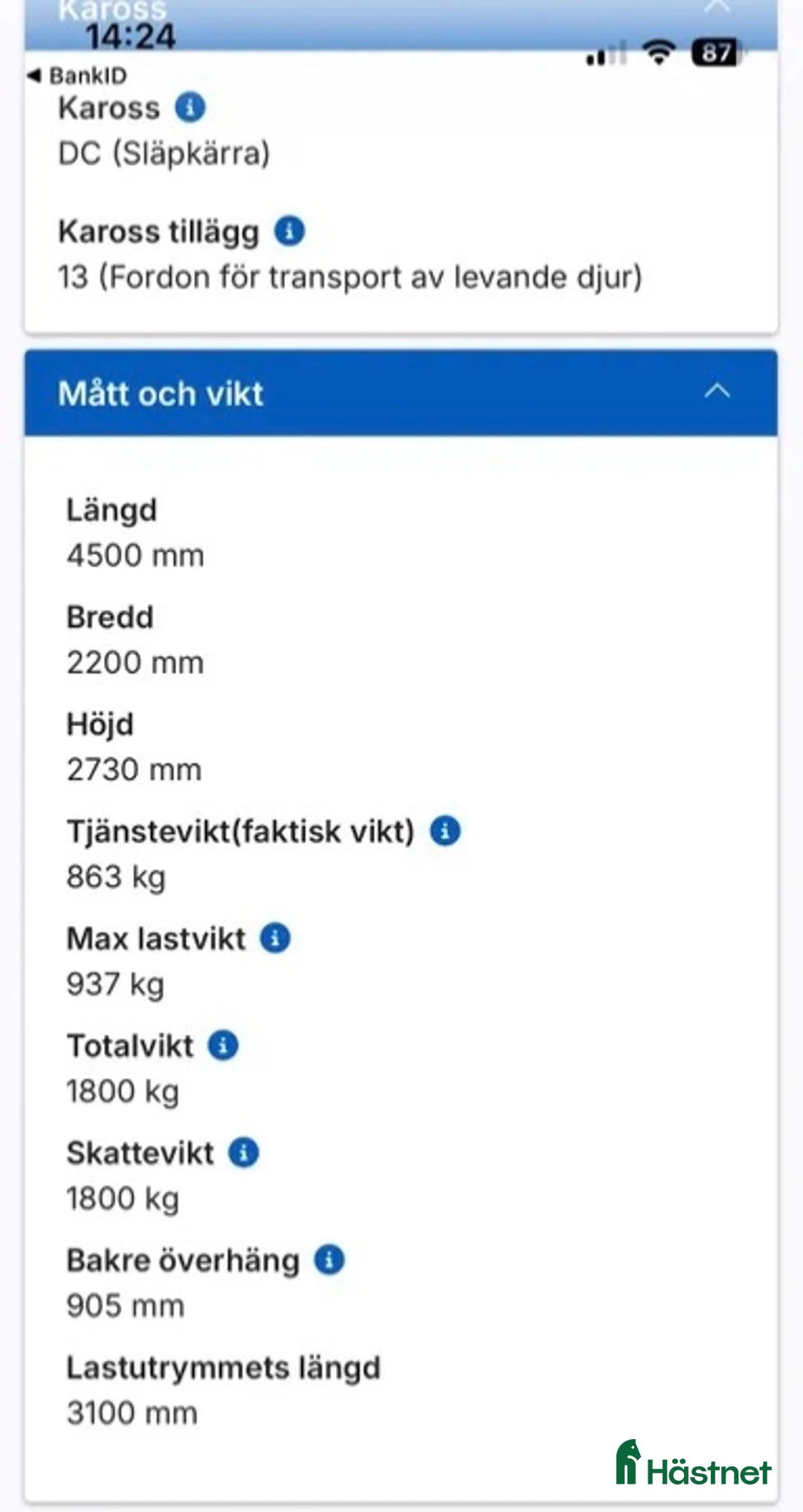 Hästtransporter  fordon & transport till salu: Tvåhästars släp årsmodell 2016 i Täby - Annons 7