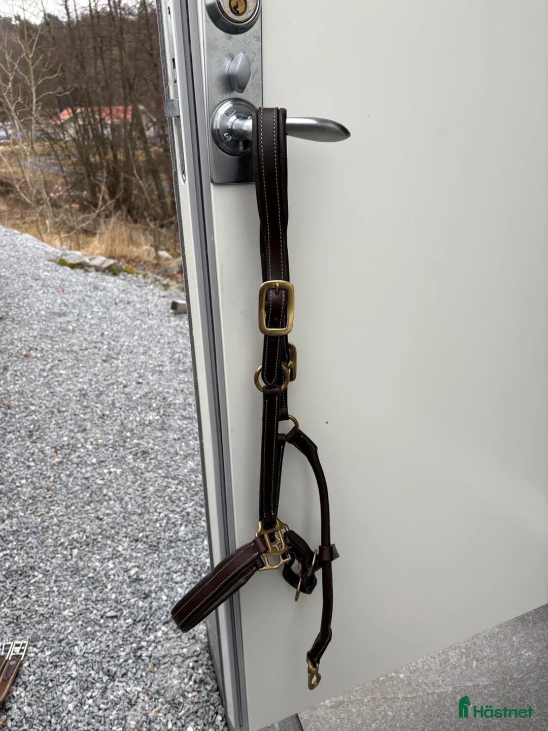 Övrig Hästutrustning hästutrustning till salu: Brun lädergrimma  - Annons 1