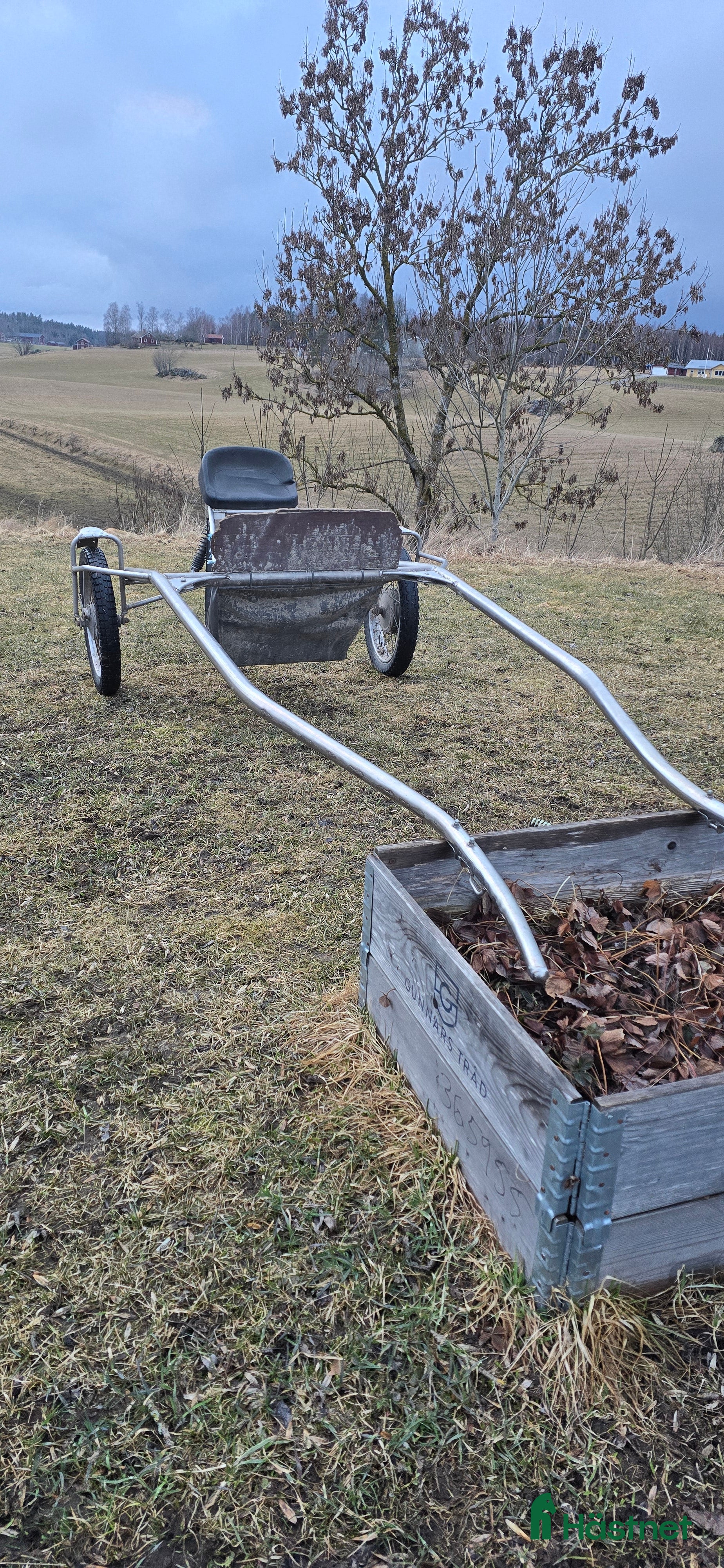 Travvagnar trav till salu: En fin långvagn i rostfri stål - Annons 1