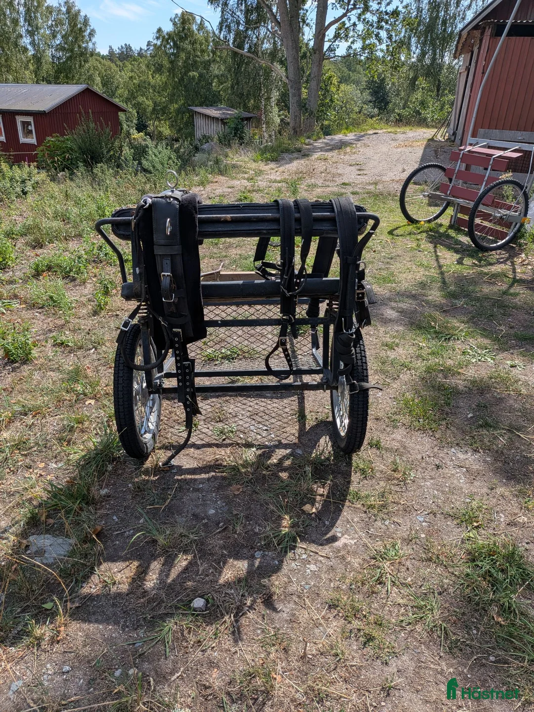 Körvagnar körning till salu: Vagn och sele till shettis - Annons 1