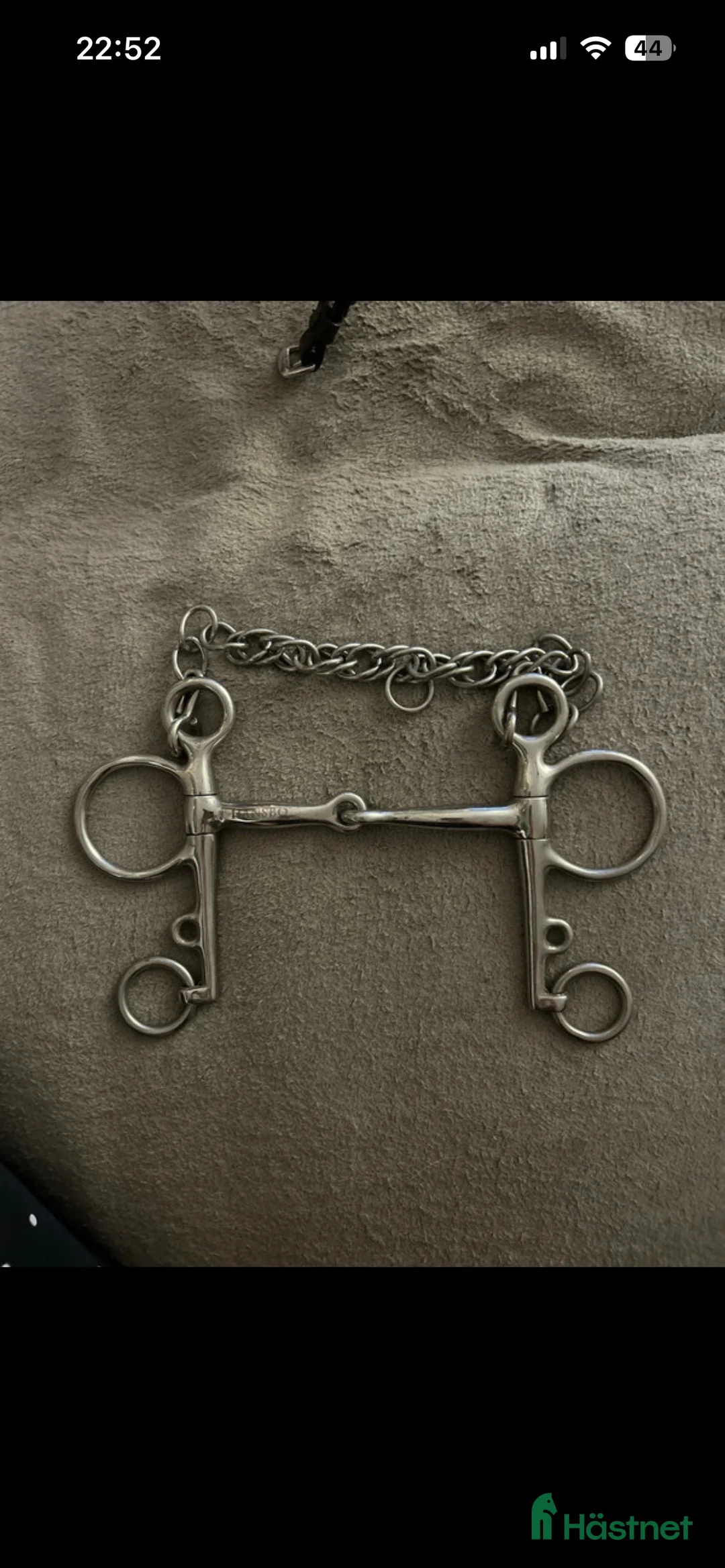 Bett hästutrustning till salu: Tvådelat pelhambett 12,5 från Hansbo i Löddeköpinge - Annons 1