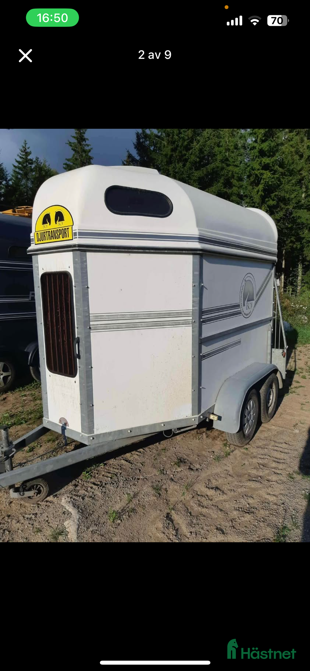 Hästtransporter  fordon & transport till salu: BOJ BRAVO 216  i Rottne - Annons 1