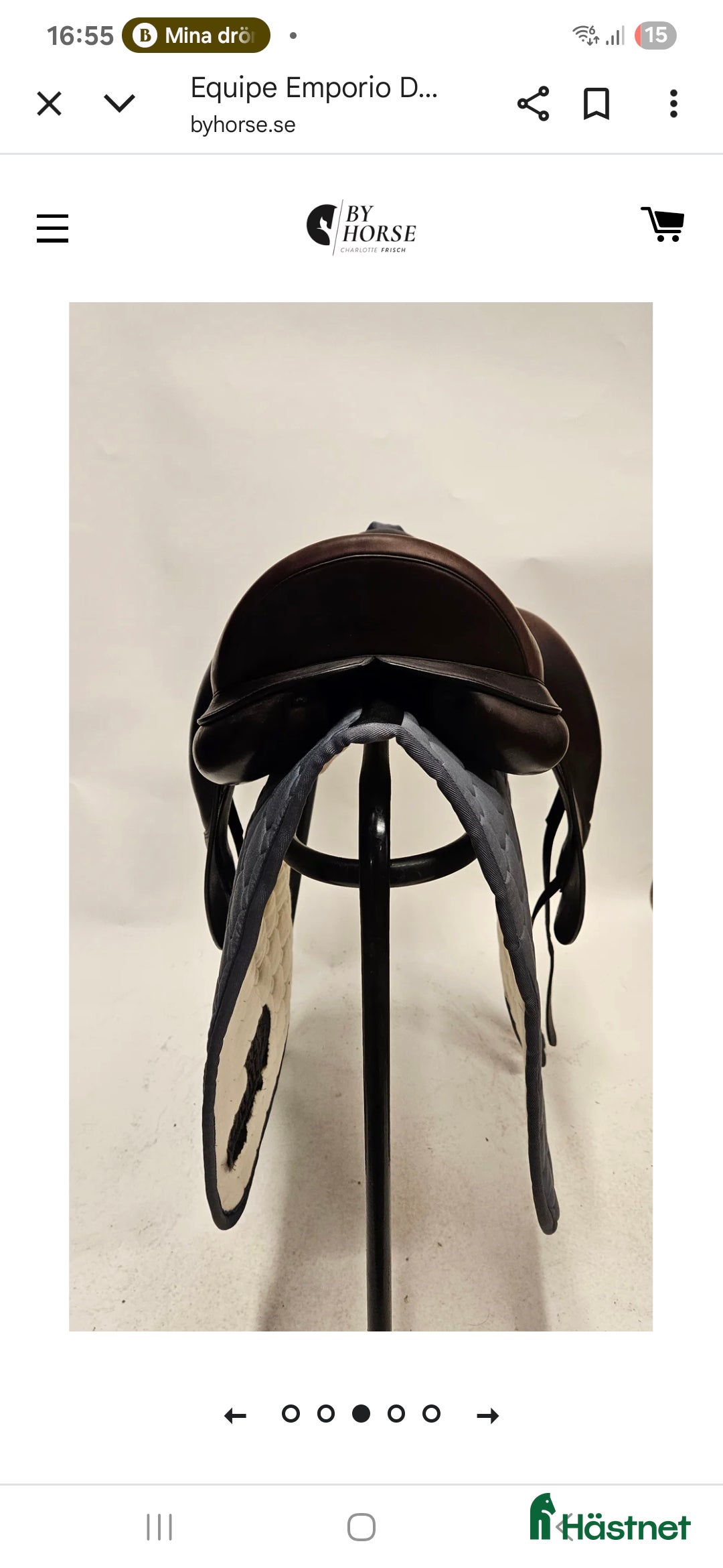 Sadlar hästutrustning till salu: Equipe Emporio i utmärkt skick i Kungsängen - Annons 3