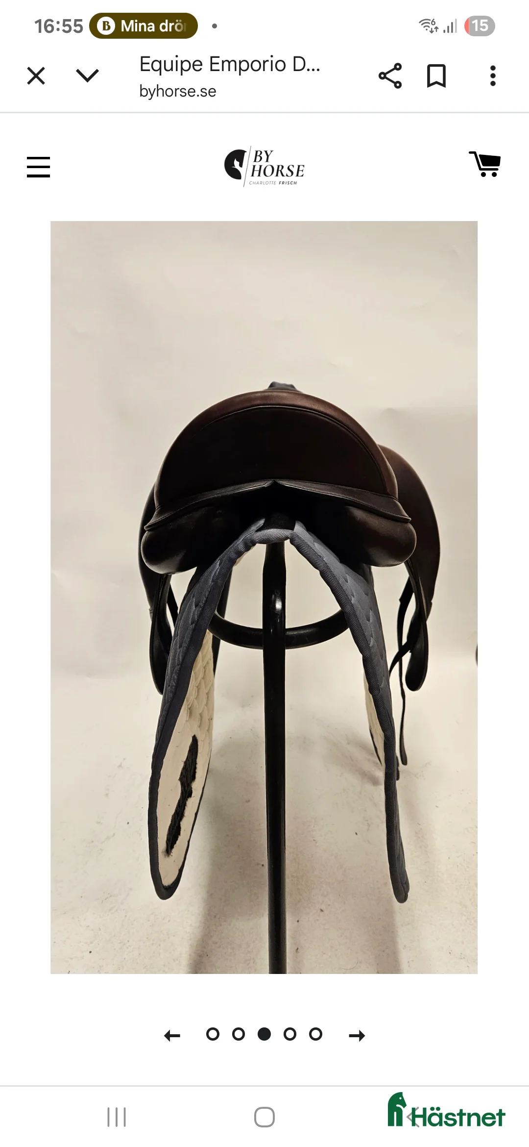 Sadlar hästutrustning till salu: Equipe Emporio i utmärkt skick i Kungsängen - Annons 3