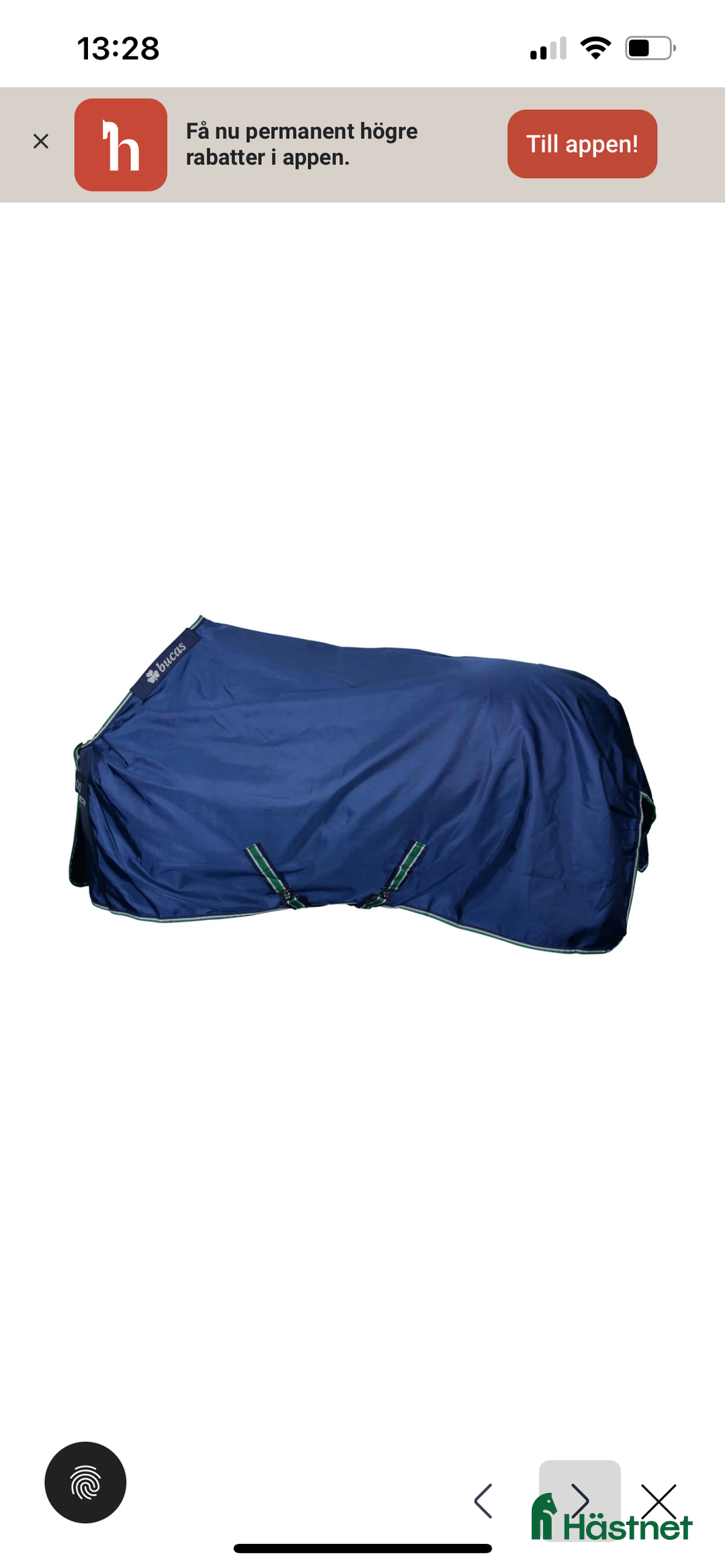 Täcken hästutrustning till salu: Bucas Smartex regntäcke, stl 155 i Västerås - Annons 2