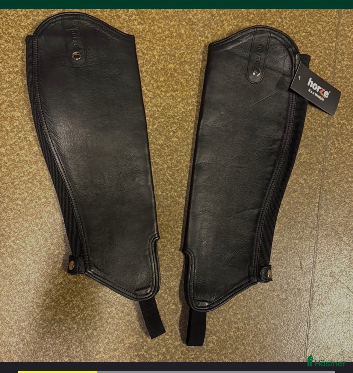 Övrig Ryttarutrustning ryttarutrustning till salu: Svarta shortchaps i läder från Horze i Torsåker - Annons 8