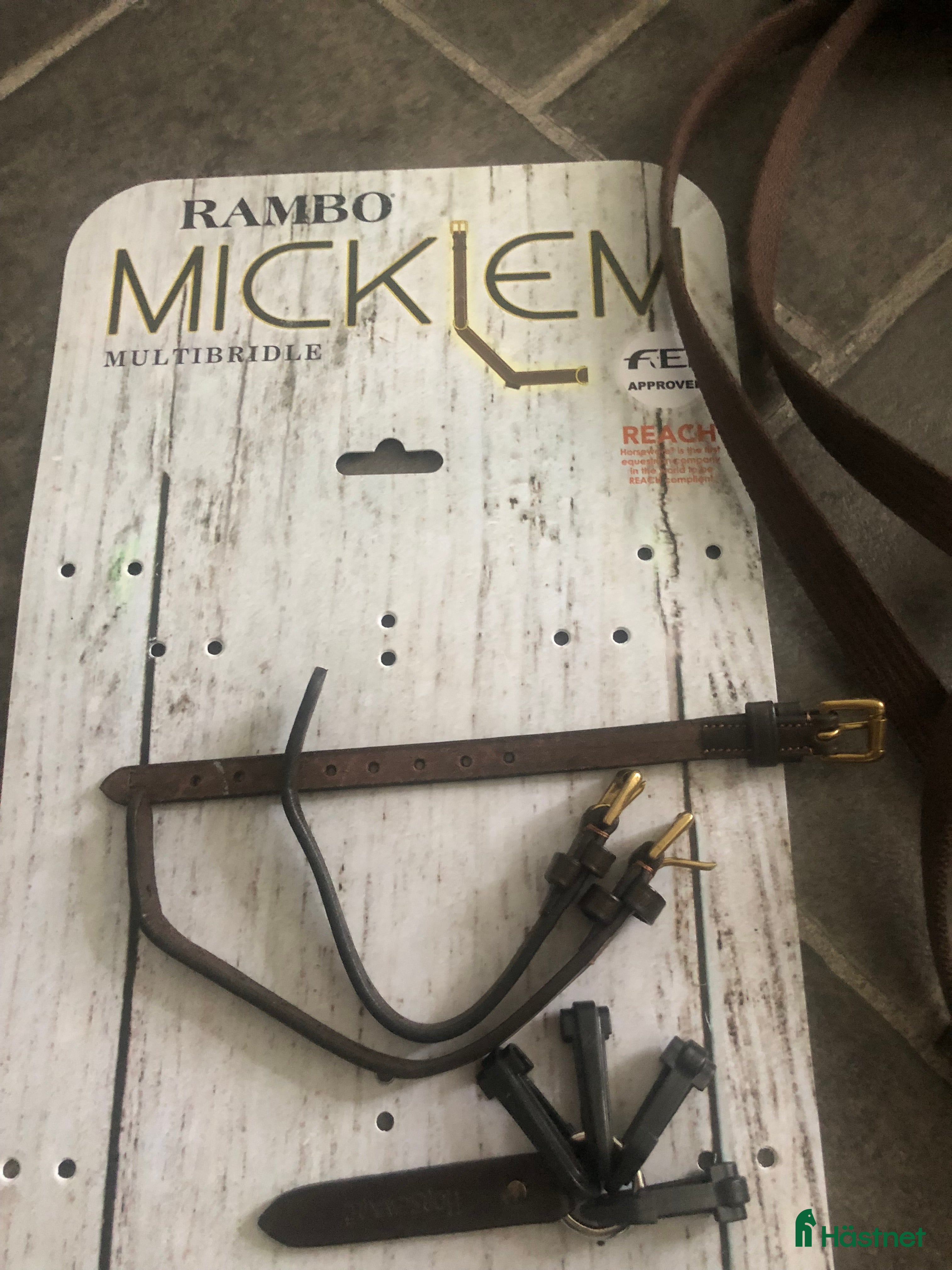 Träns hästutrustning till salu: Helt Nytt Rambo Micklem multibridle XL Brunt i Ludvika - Annons 1