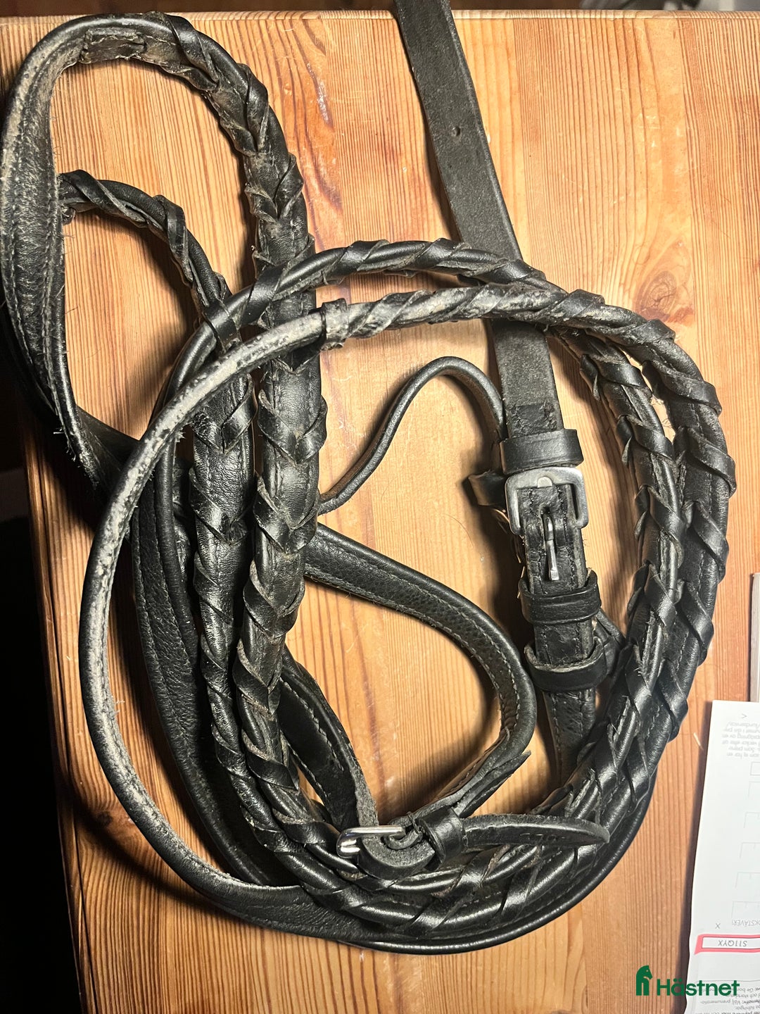 Övrig Hästutrustning hästutrustning till salu: Flätade tyglar full svarta  i Vallentuna - Annons 1