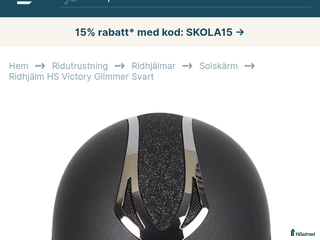 Hjälmar ryttarutrustning till salu: Söker ridhjälm akut ! - Annons 21