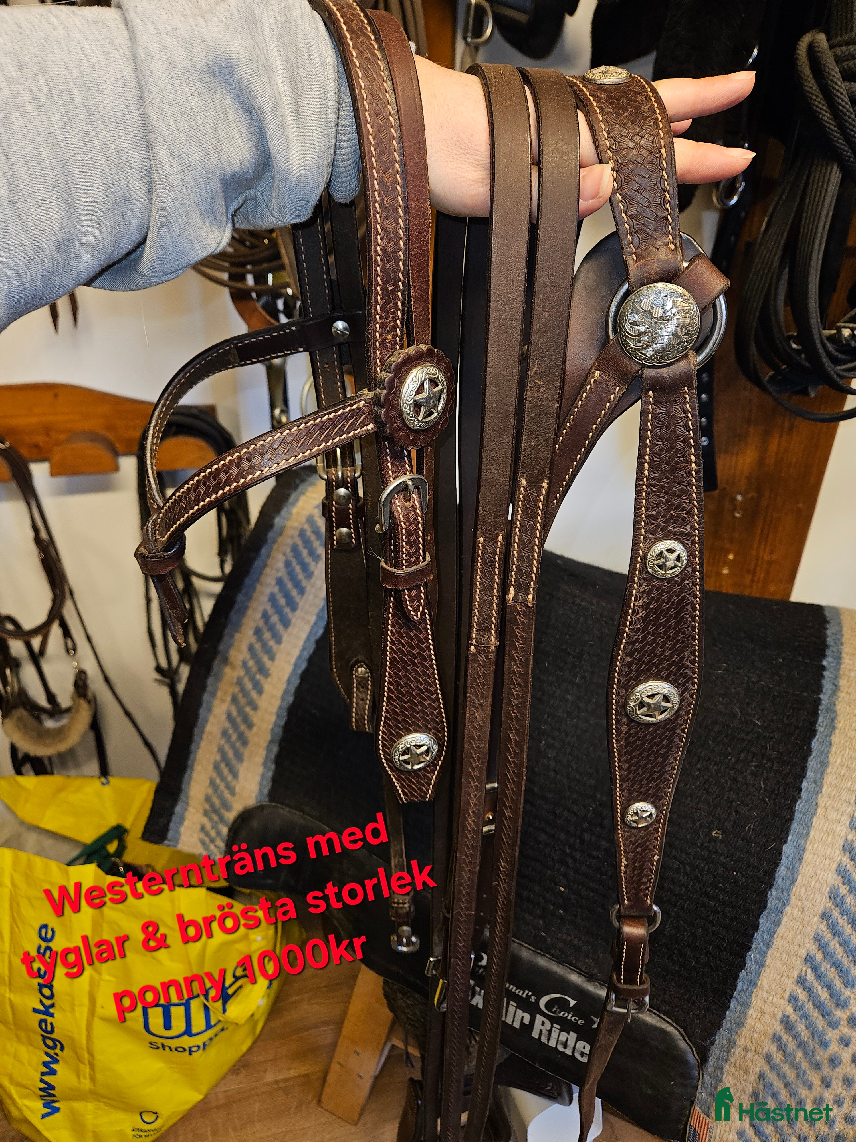 Träns hästutrustning till salu: Westernsett och sidepull  i Munka-ljungby - Annons 3