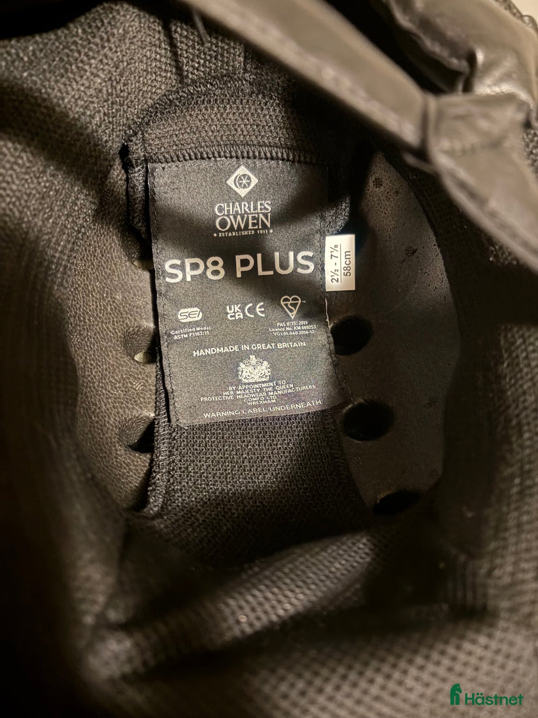 Hjälmar ryttarutrustning till salu: Charles Owen SP8 Plus i Finspång - Annons 5