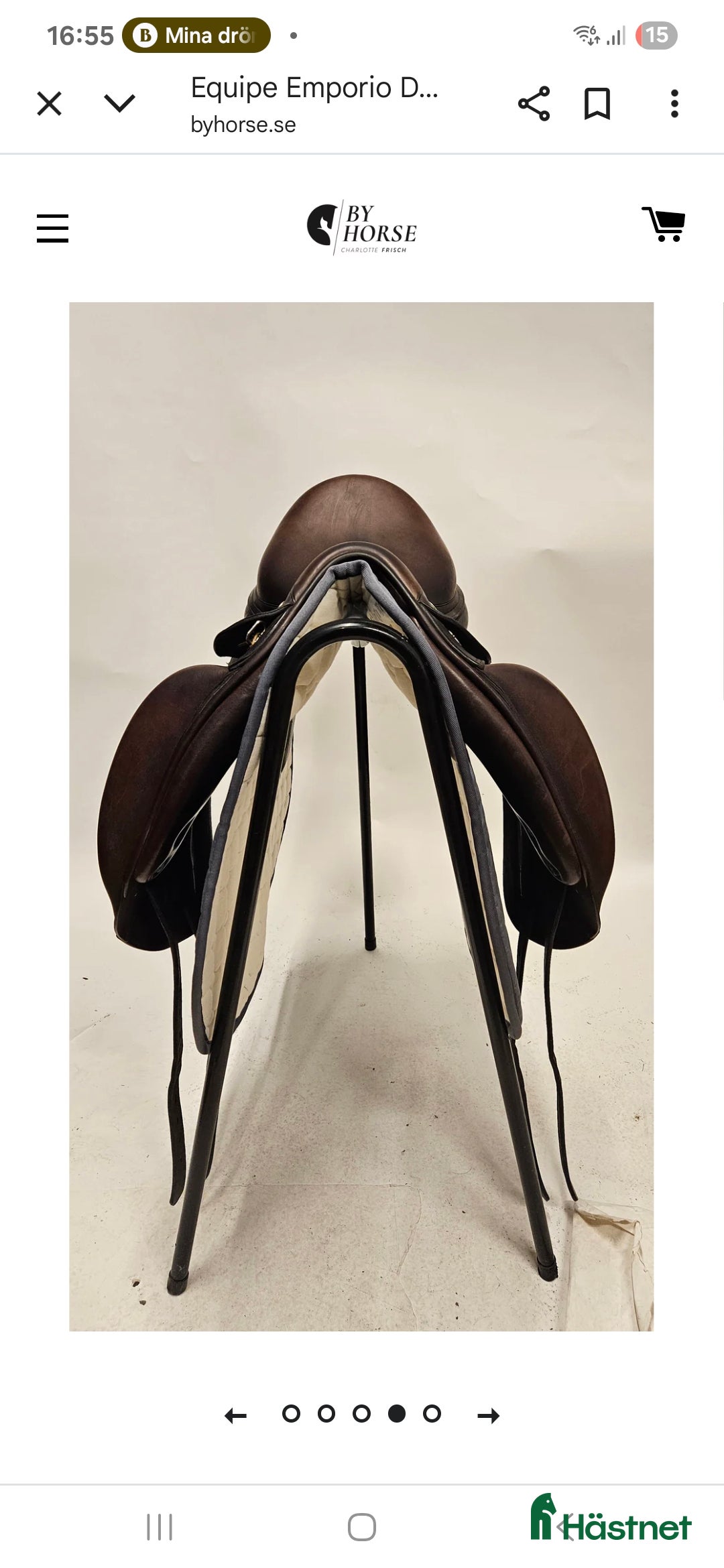 Sadlar hästutrustning till salu: Equipe Emporio i utmärkt skick i Kungsängen - Annons 2