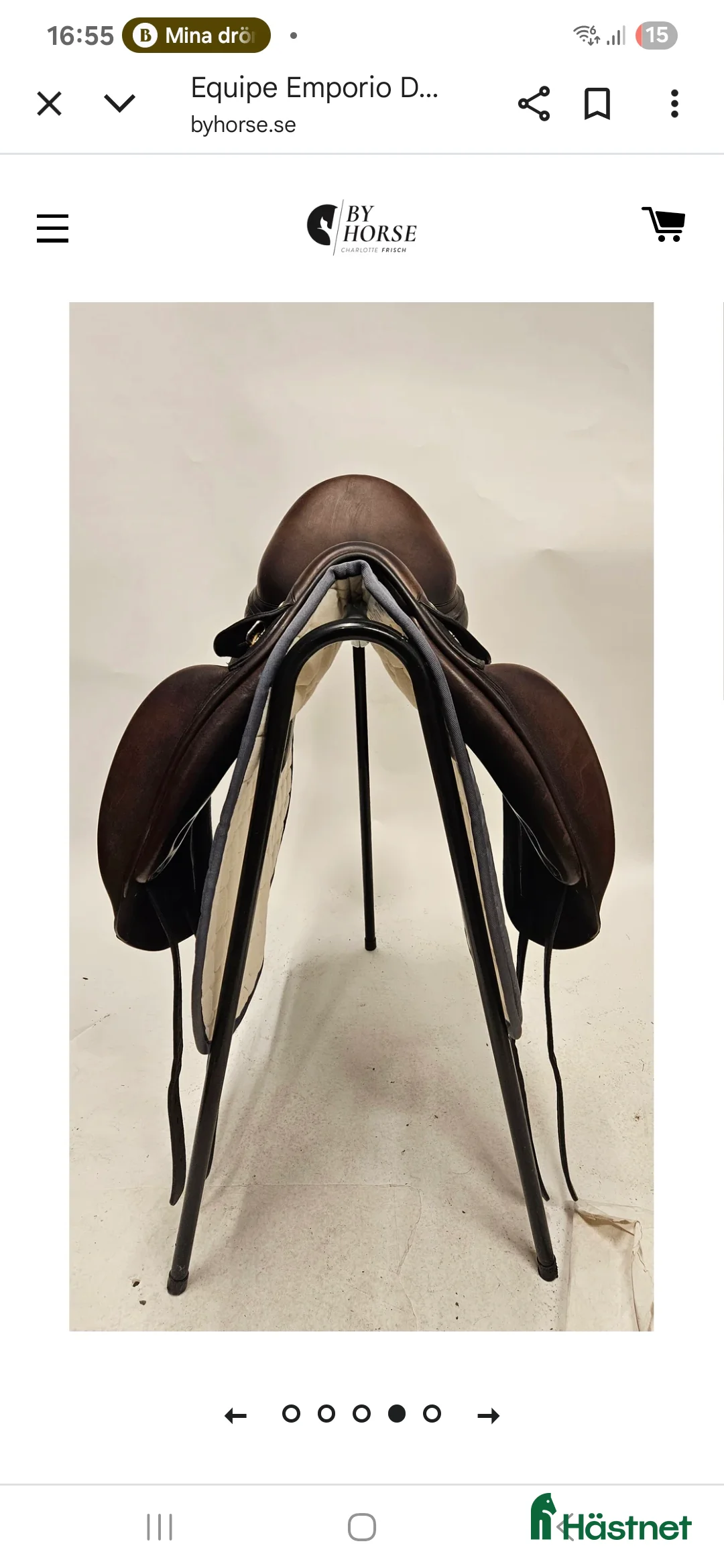 Sadlar hästutrustning till salu: Equipe Emporio i utmärkt skick i Kungsängen - Annons 2