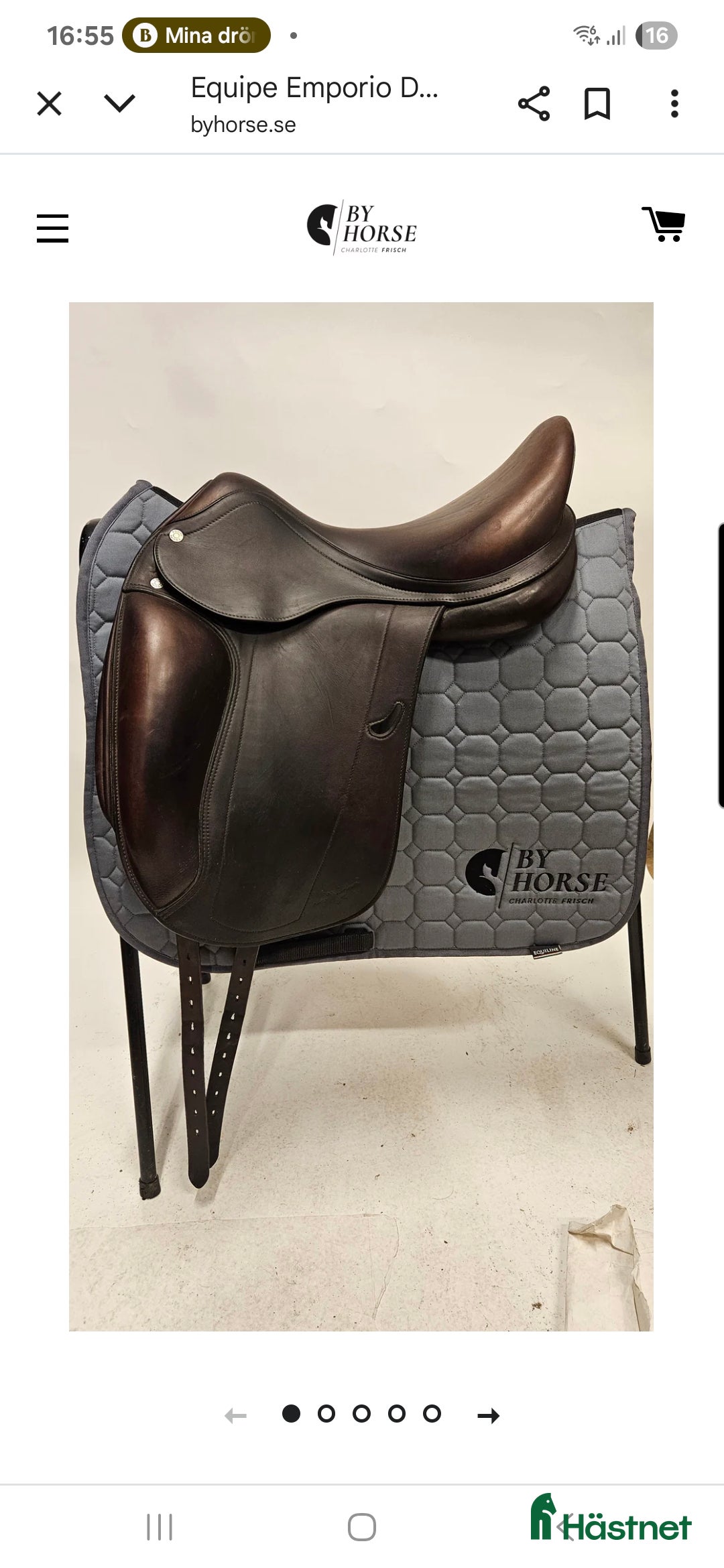 Sadlar hästutrustning till salu: Equipe Emporio i utmärkt skick i Kungsängen - Annons 1