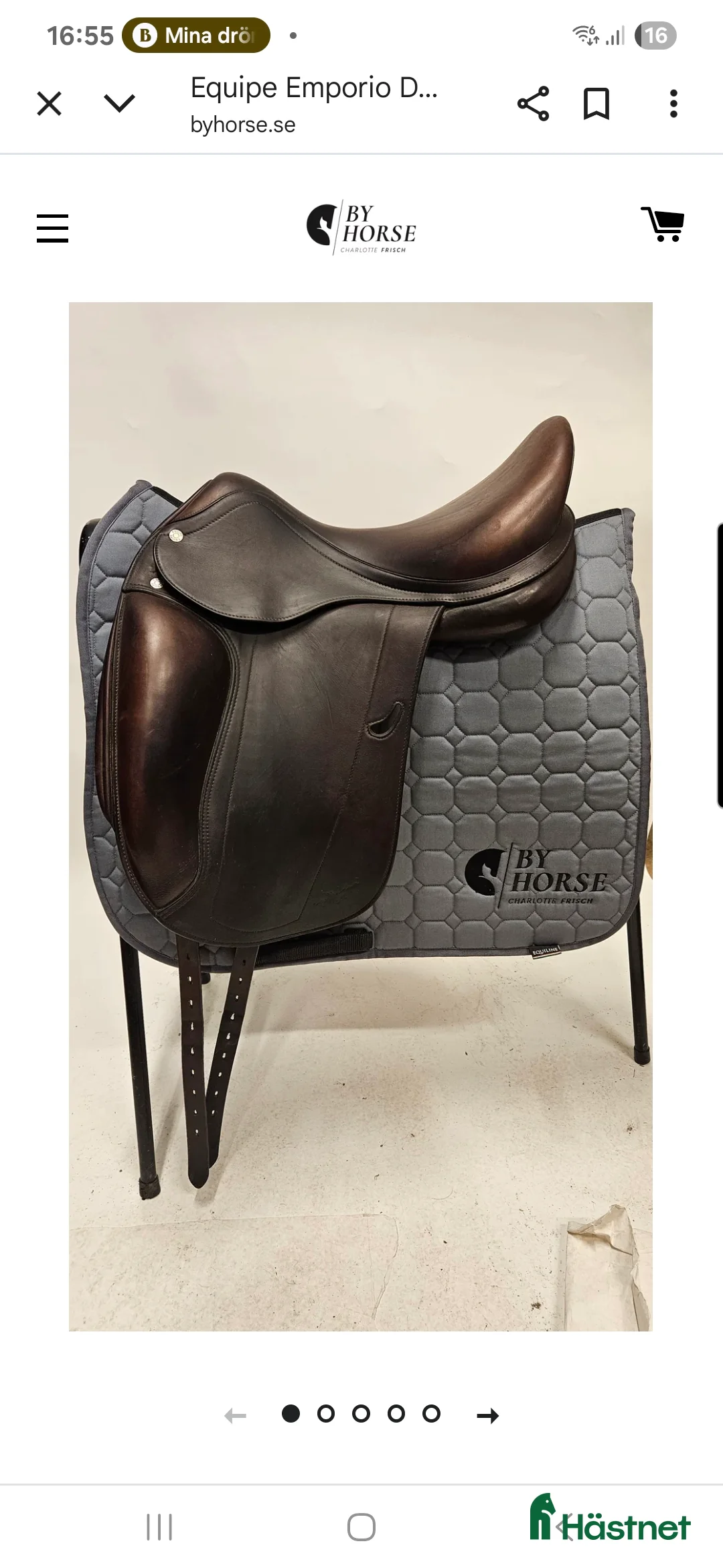 Sadlar hästutrustning till salu: Equipe Emporio i utmärkt skick i Kungsängen - Annons 1
