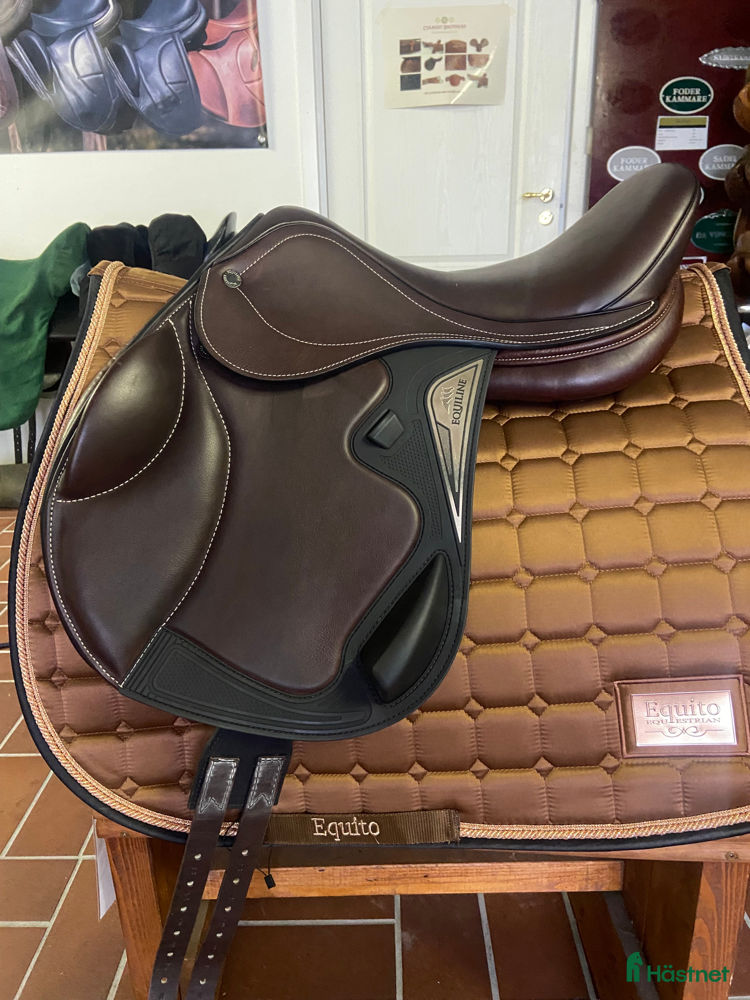Sadlar hästutrustning Ny Equiline cross terrängsadel 16,5” - Annons 16