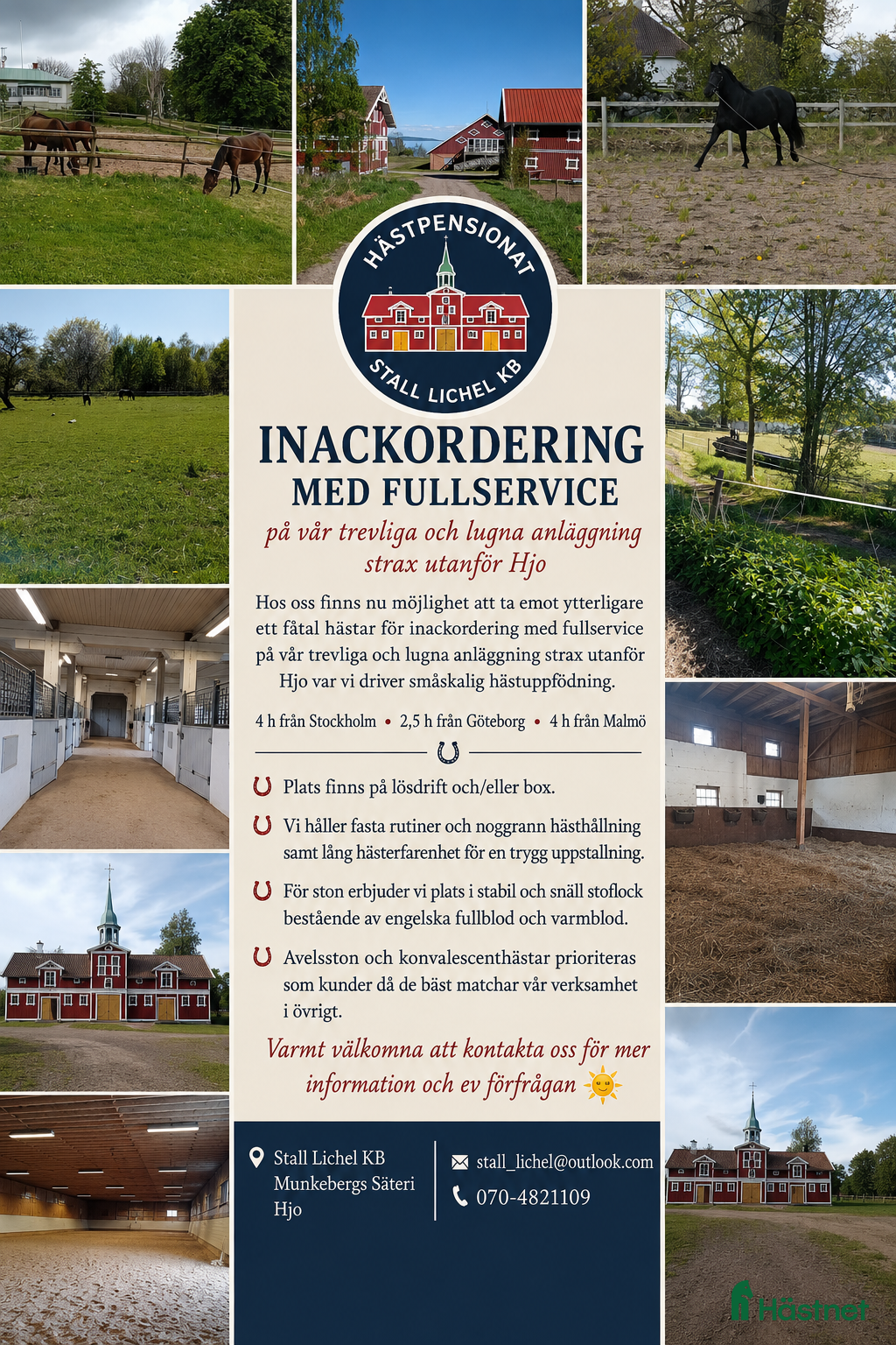  stallplats Fullservice för avelsston & konvalescenter  - Annons 13