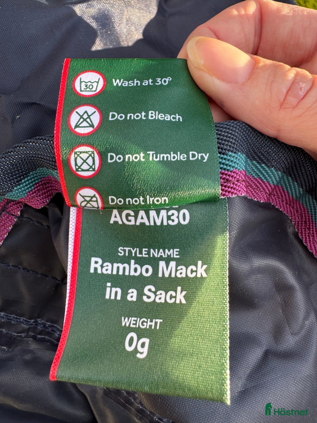 Täcken hästutrustning till salu: Horseware Rambo Mack in a Sack i Finspång - Annons 4