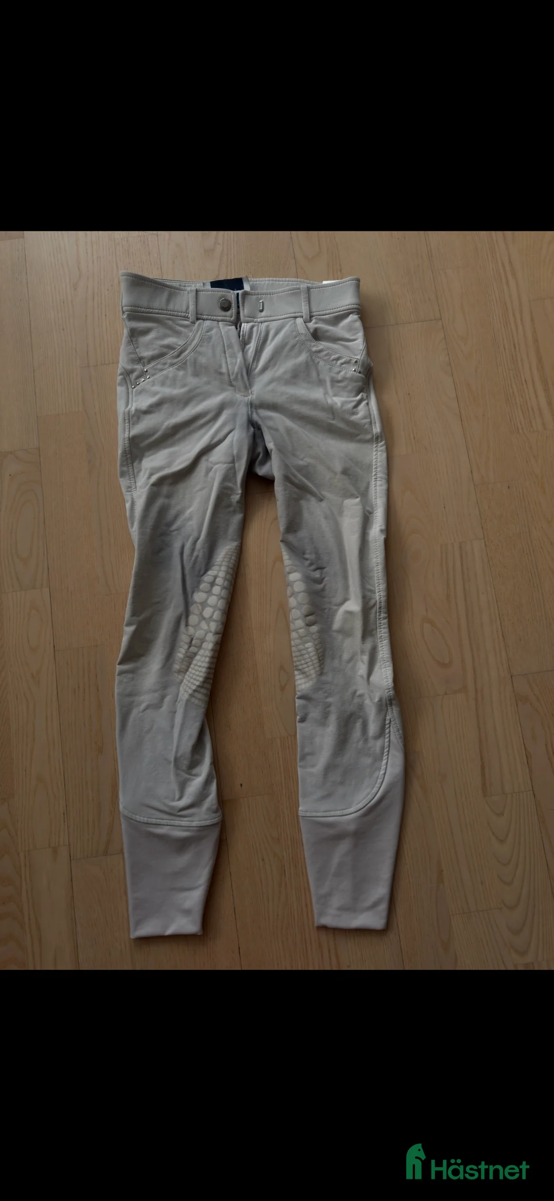 Ridbyxor ryttarutrustning till salu: Vit ridbyxa 34 i Huddinge - Annons 2