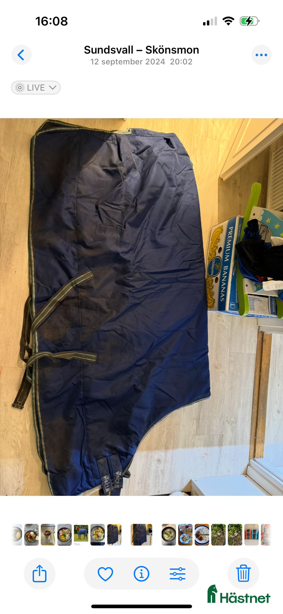 Täcken hästutrustning till salu: Ett super vintertäcke! i Sundsvall - Annons 1