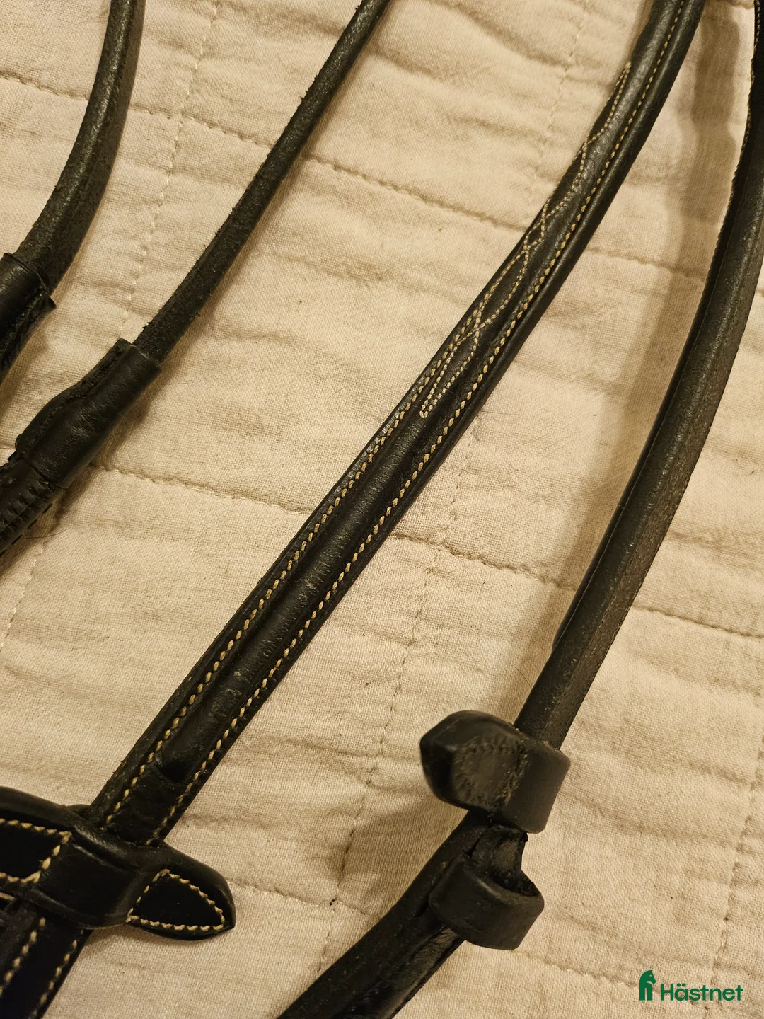 Träns hästutrustning till salu: Svarta gummityglar, stl full - Annons 2