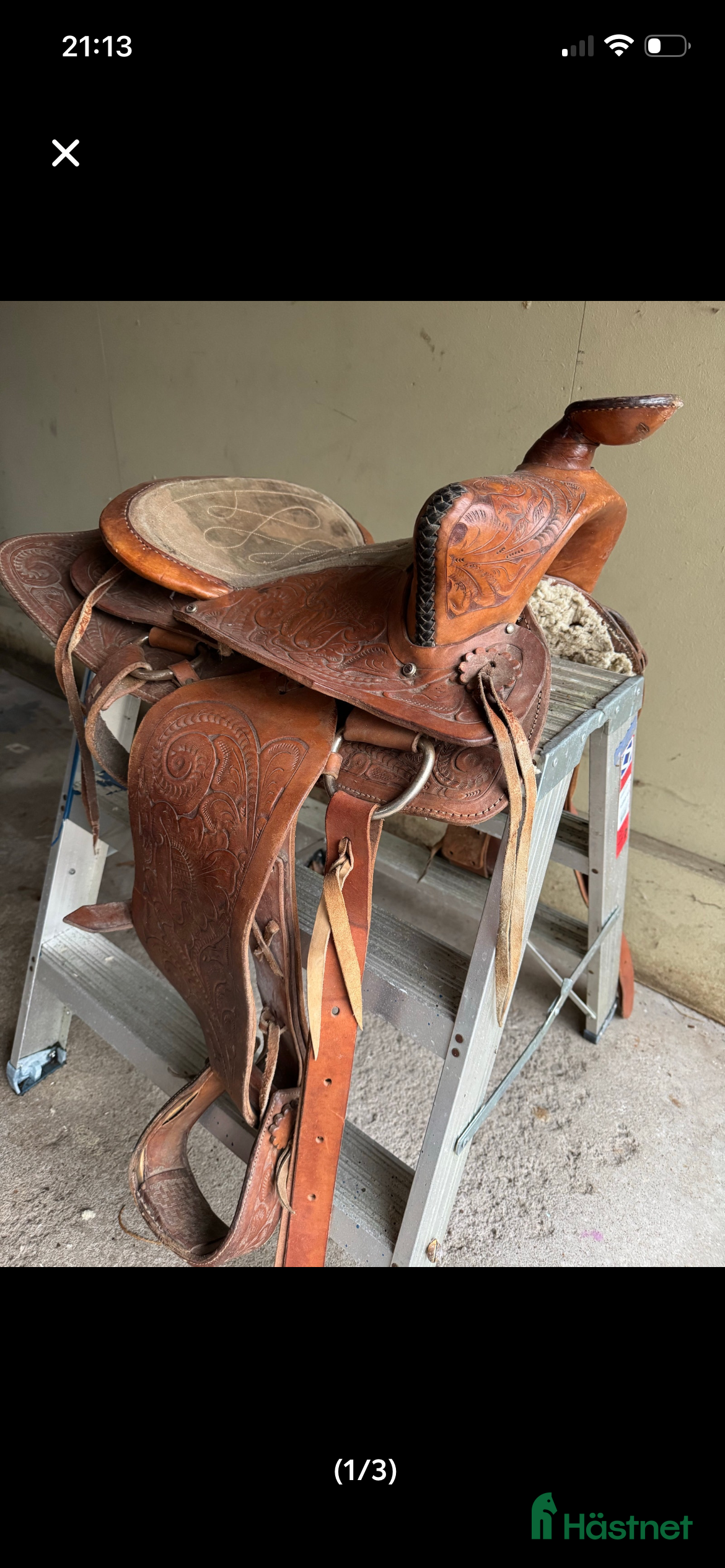 Sadlar hästutrustning Westernsadel med fina detaljer - Annons 4