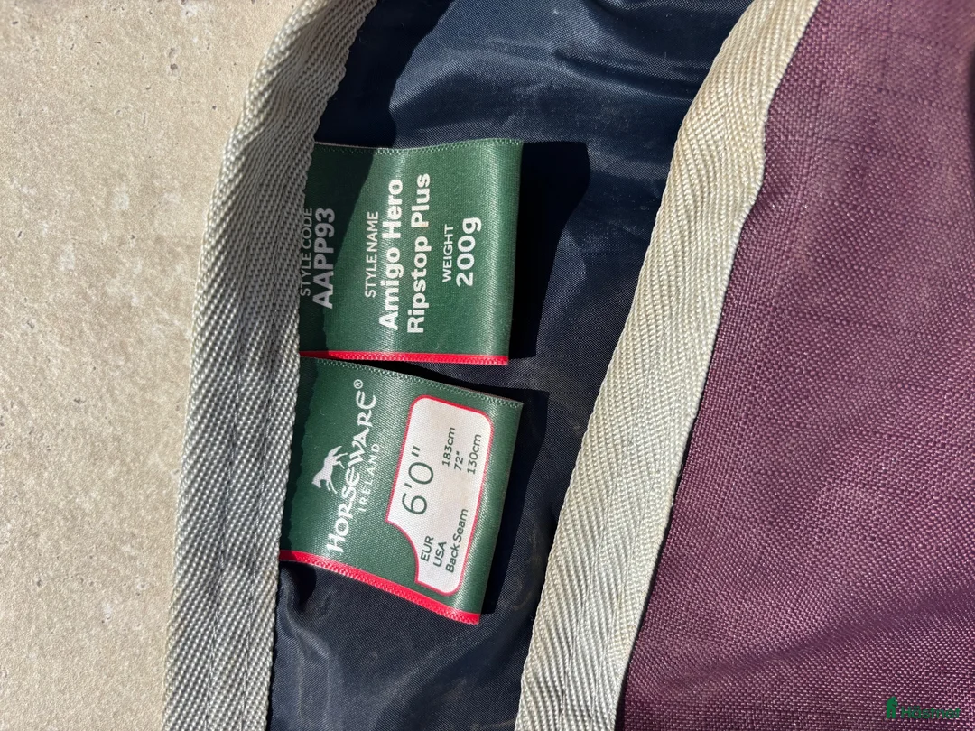 Täcken hästutrustning till salu: Amigo Bravo Ripstop 200 g st 130 cm fint skick - Annons 3