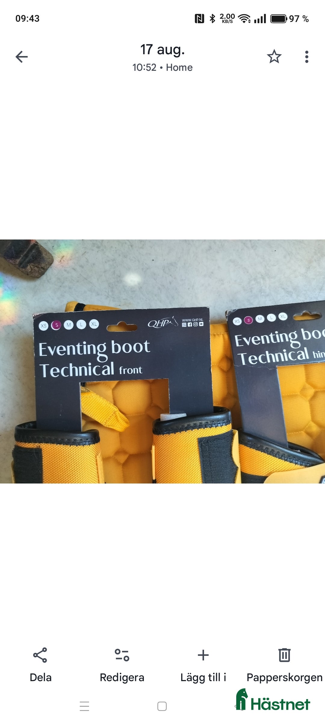 Schabrak & Vojlockar hästutrustning till salu: Equestrian schabrak skydd UHP i Ullared - Annons 3