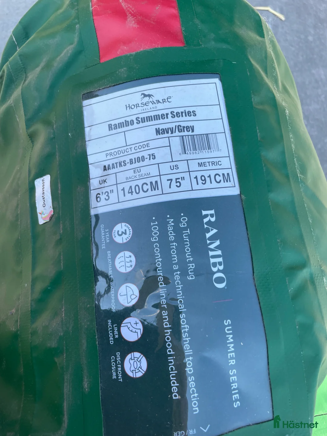 Täcken hästutrustning till salu: Rambo summer serie  - Annons 4