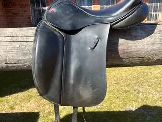 Sadlar hästutrustning Bra beg dressyrsadel Jeffries 18 tum normal vidd - Annons 8