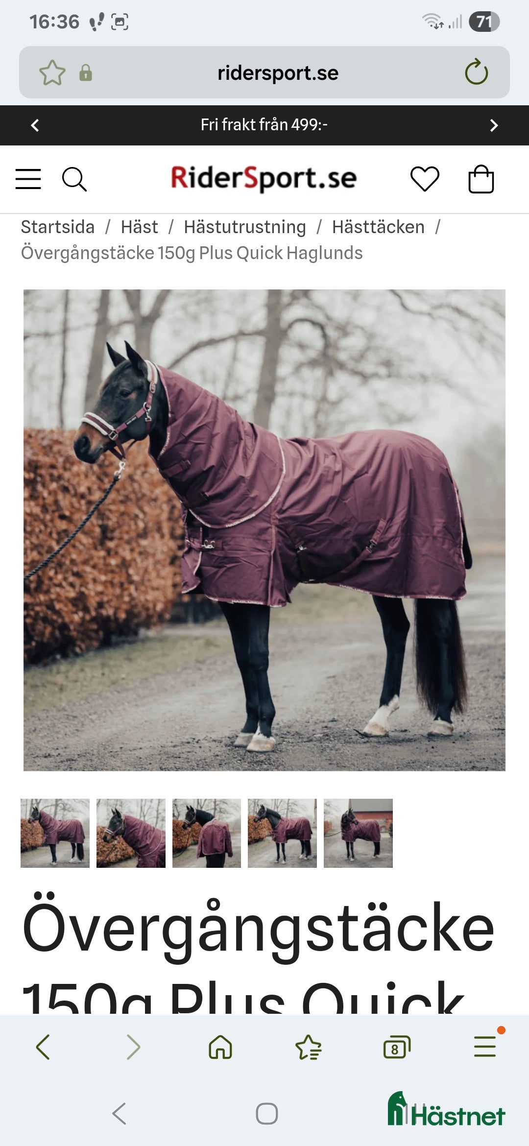 Täcken hästutrustning till salu: Täcken  i Horred - Annons 2