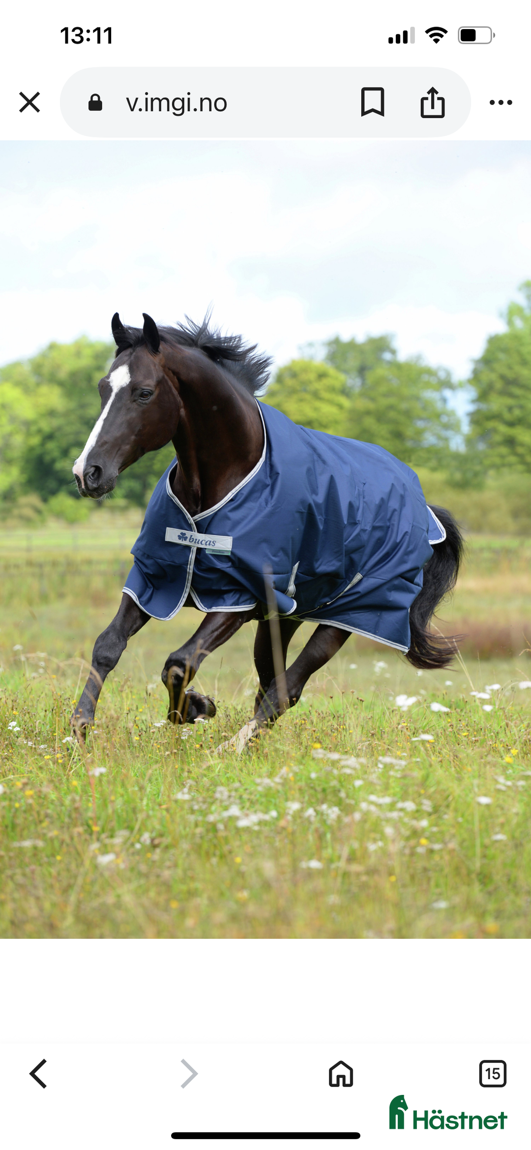 Täcken hästutrustning till salu: Bucas Freesom regntäcke 150g i Västerås - Annons 2