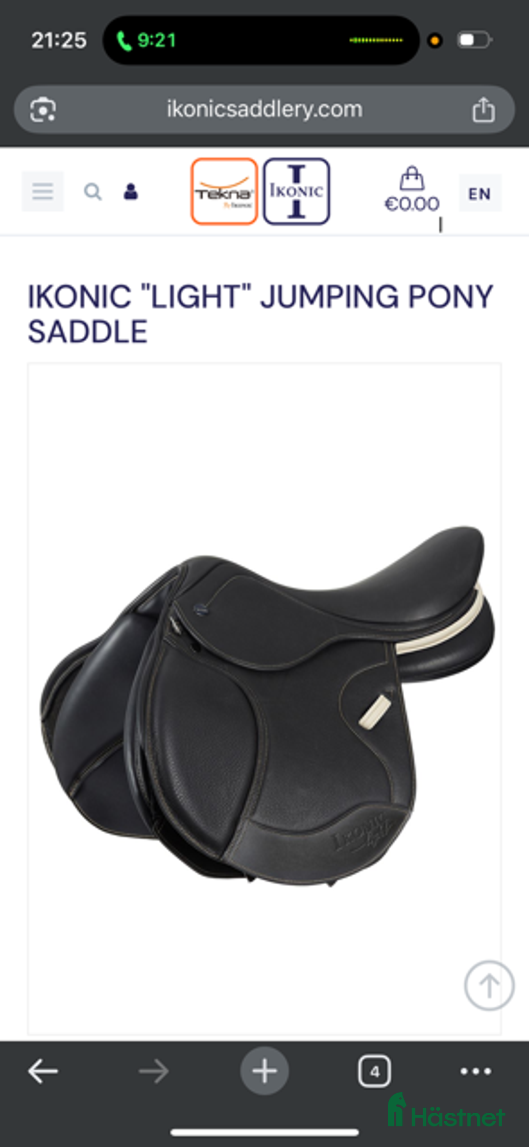 Övrig Ryttarutrustning ryttarutrustning till salu: Sadel - Ikonic "Light" Jumping för Pony i Kode - Annons 3