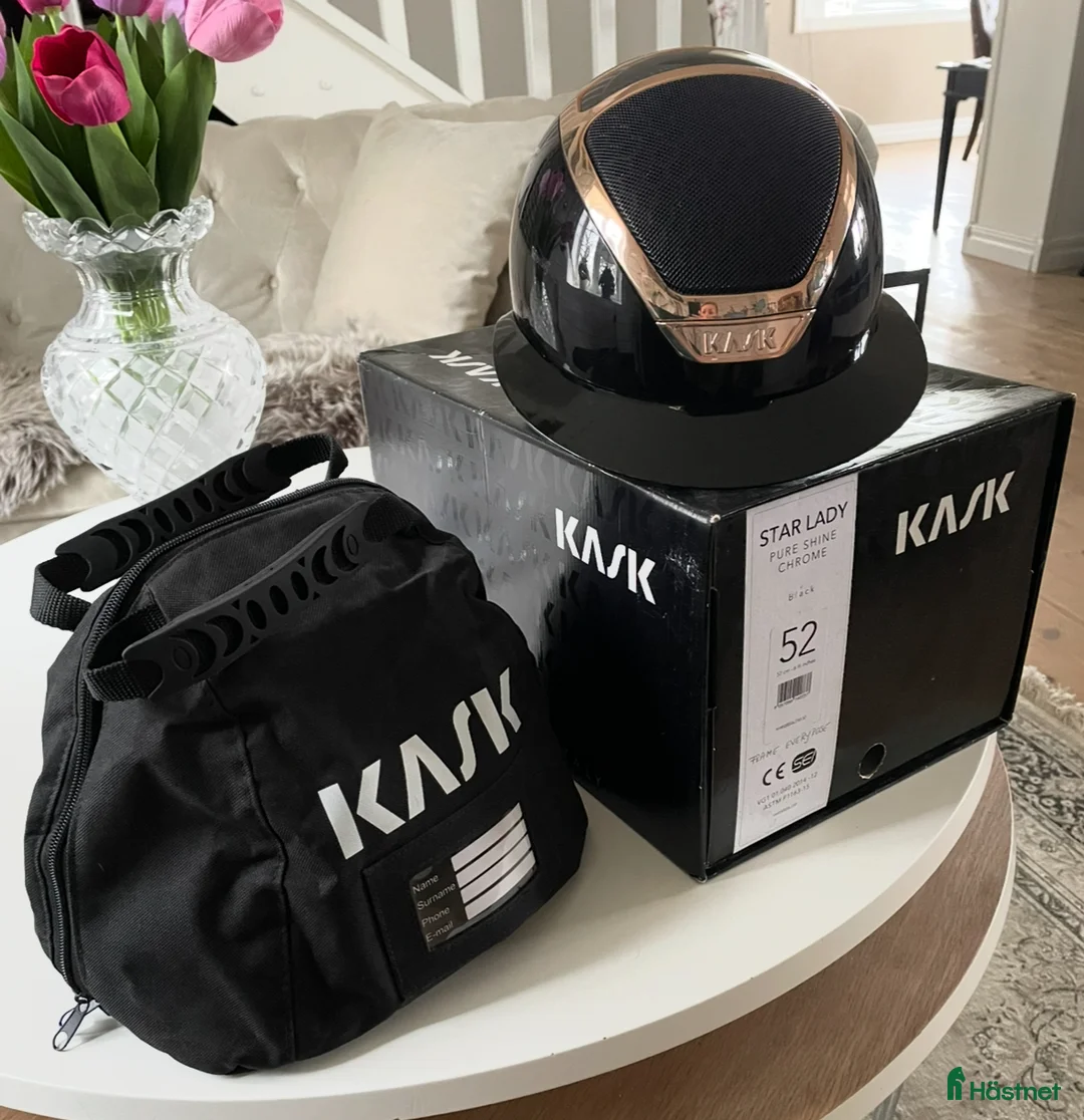 Hjälmar ryttarutrustning till salu: Kask Star Lady Pure Shine - Annons 1